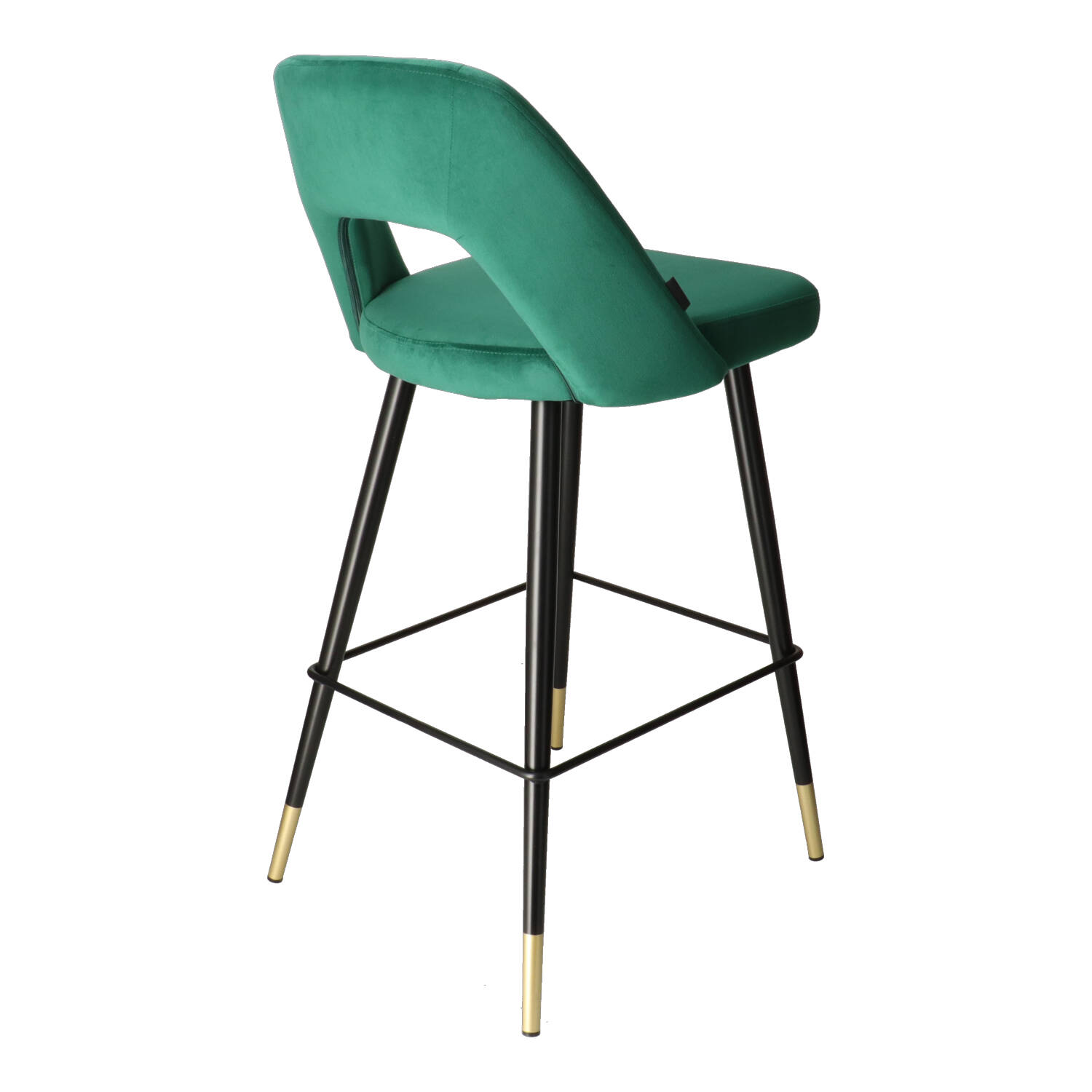 DL FANNY Zöld design Kárpitos beltéri bárszék